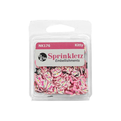 Buttons Galore & More - Here Kitty Polymer Clay Craft Embellishments