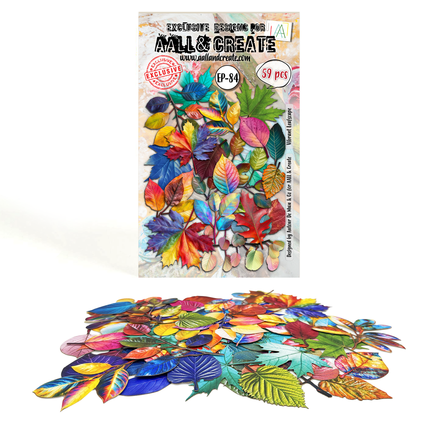 #84 - Ephemera Die-Cuts - Vibrant Leafscape