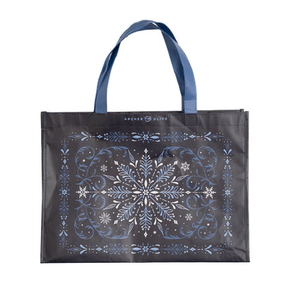 Archer & Olive Snowflake Tote Bag