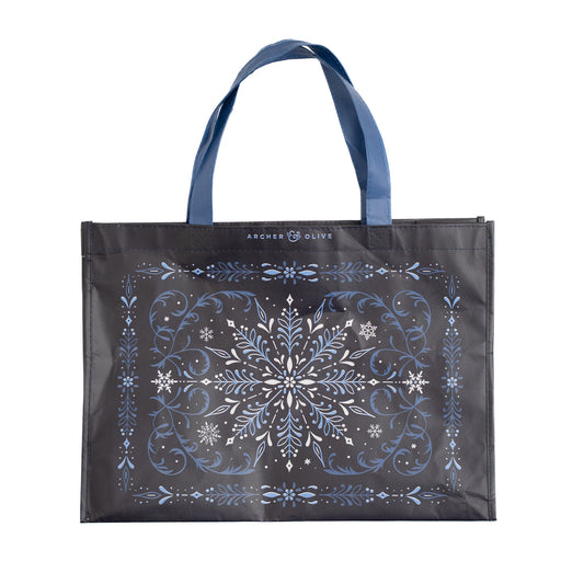 Archer & Olive Snowflake Tote Bag