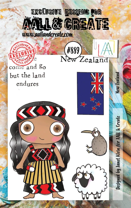 #TP-889- A7 Stamp Set - New Zealand