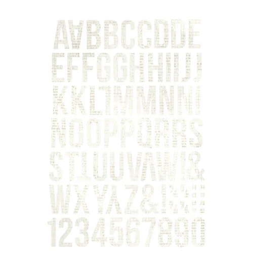 SIMPLE VINTAGE ESSENTIALS - LETTERS & LABELS STICKER BOOK