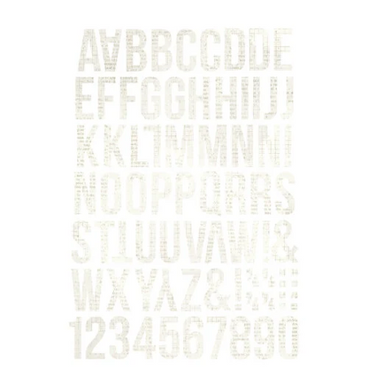 SIMPLE VINTAGE ESSENTIALS - LETTERS & LABELS STICKER BOOK
