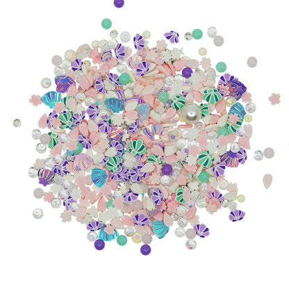 Buttons Galore & More - Shell Beach Mix Upz Embellishment Mix