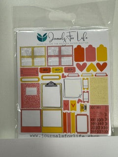 Journals for Life Ephemera - Simple Stacks Sunset