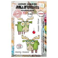 AALL & Create Moose-tletoe A7 Clear Stamps 1312