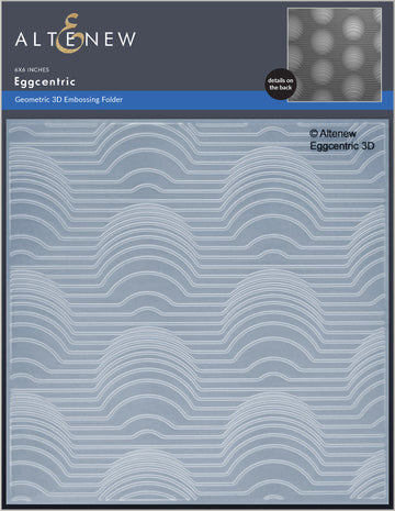 Altenew Eggcentric 3D  Embossing Folder ALT6659
