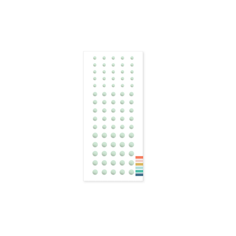 Concord & 9th - Aqua Sky Enamel Dots 11273 Qty 75