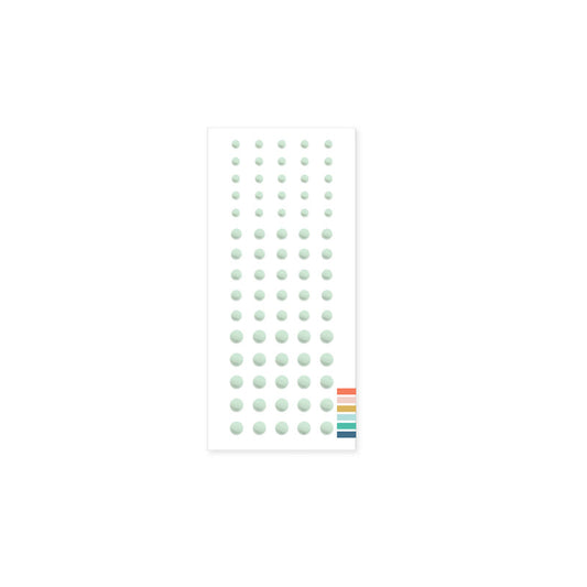 Concord & 9th - Aqua Sky Enamel Dots 11273 Qty 75