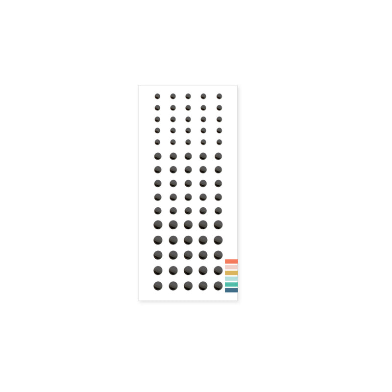 Concord & 9th - Black Enamel Dots 11281 Qty 75