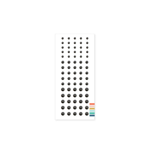 Concord & 9th - Black Enamel Dots 11281 Qty 75