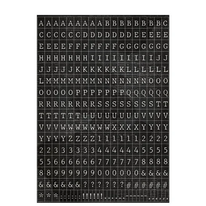 SIMPLE VINTAGE ESSENTIALS - LETTERS & LABELS STICKER BOOK