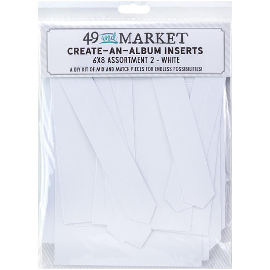 49 and Market Create-An-Album 12x12 Foundations pages (white)