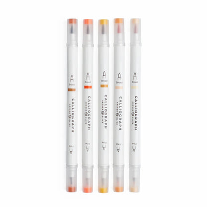 Archer & Olive - Burnt Orange Hues Sets of 5 - Calliograph