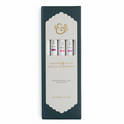 Archer & Olive -  Fuchsia Hues Sets of 5 - Calliograph