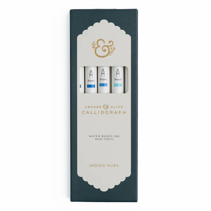 Archer & Olive - Indigo Hues Sets of 5 - Calliograph