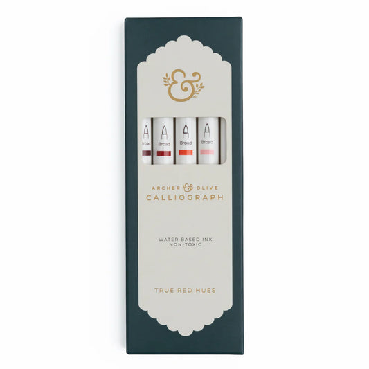 Archer & Olive - True Red Hues Sets of 5 - Calliograph