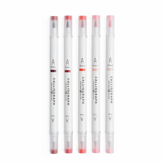 Archer & Olive - True Red Hues Sets of 5 - Calliograph