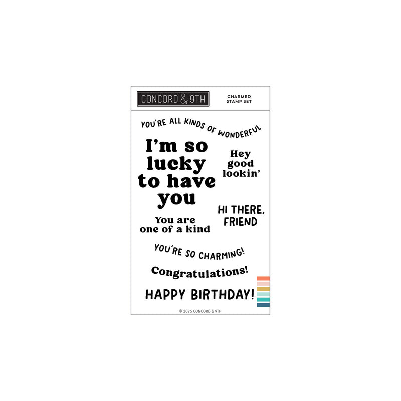 Concord & 9th - Charmed Stamp Set  12506