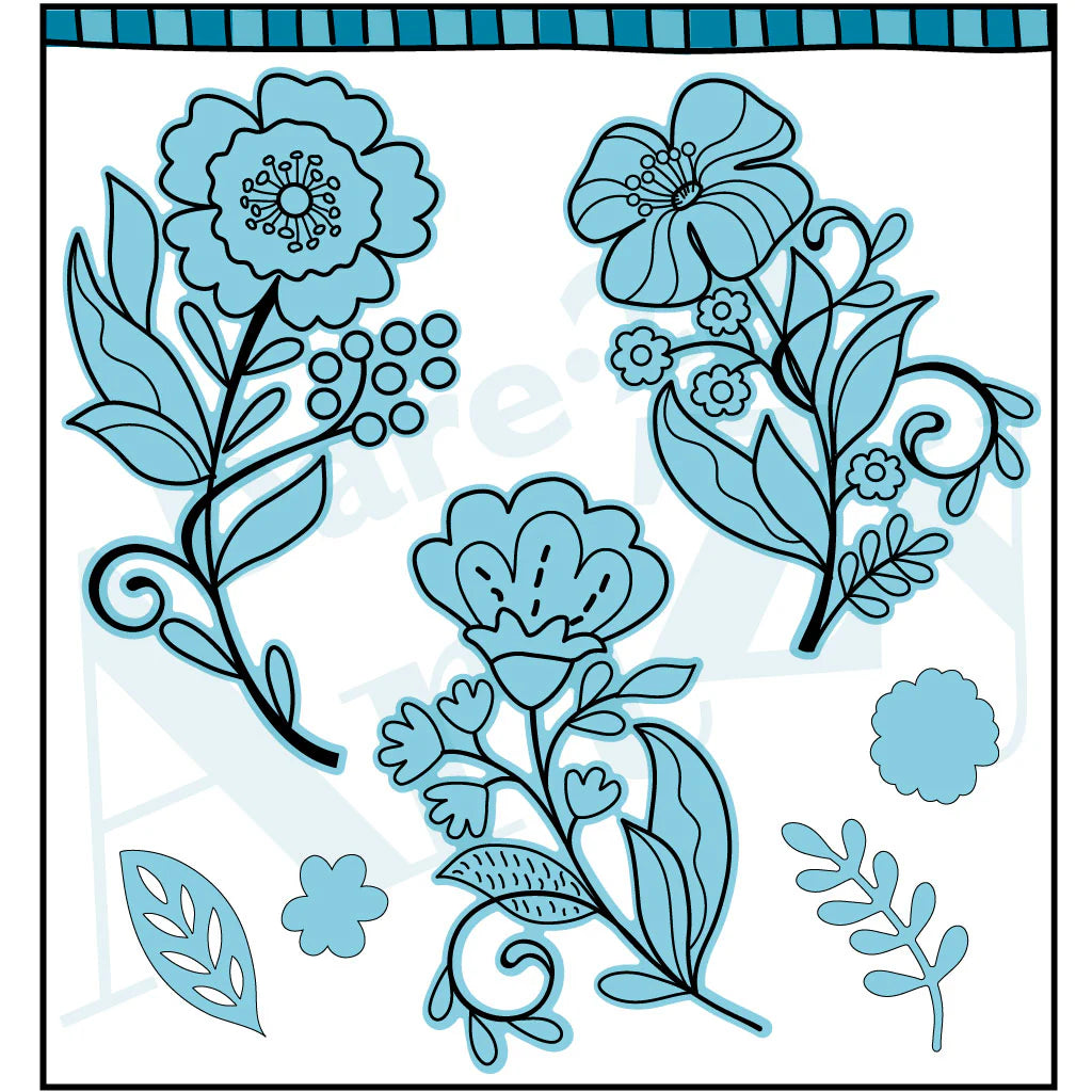 Dare2B Artzy Breezy Blossoms Die Cut D189