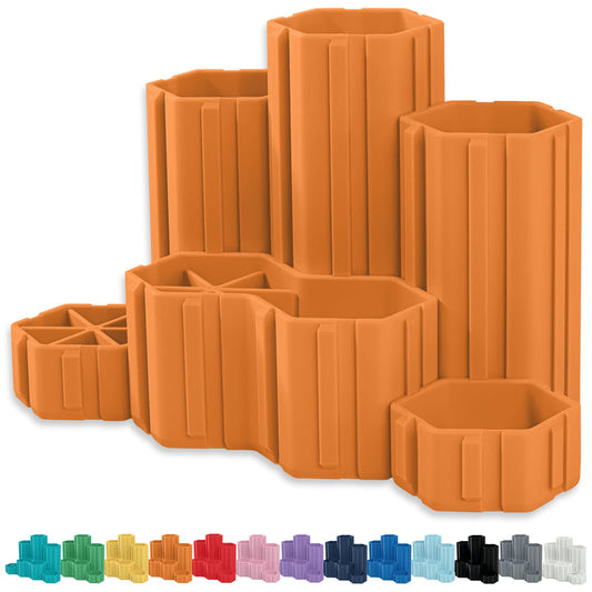 Hexaflex Organizer Set - Tangerine Orange