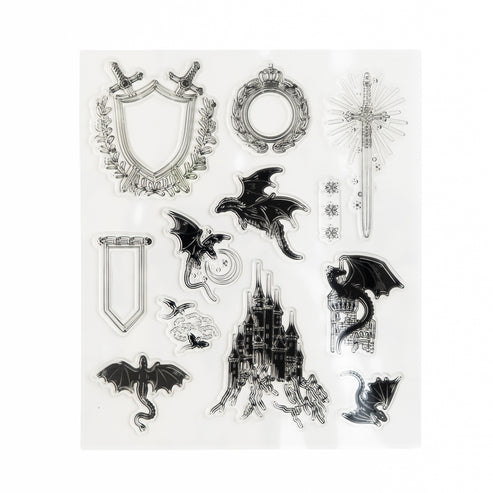Dragon Spire Acrylic Stamp Set