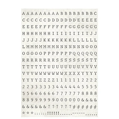 SIMPLE VINTAGE ESSENTIALS - LETTERS & LABELS STICKER BOOK