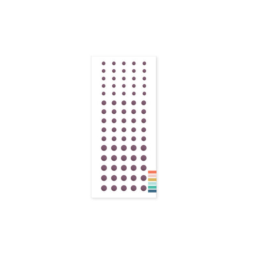 Concord & 9th - Eggplant Enamel Dots 11277 Qty 75