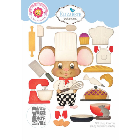 Elizabeth Craft Designs Baking Accessories - 2290 Die Cuts (2203 big mouse die sold separately)