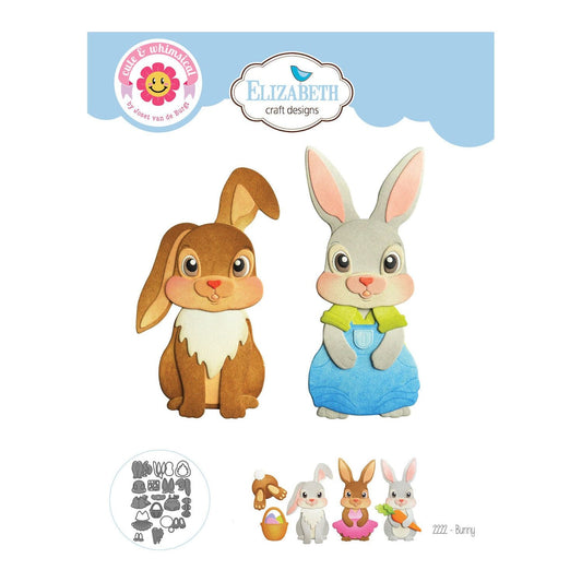 Elizabeth Craft Designs Bunny - 2222 Die Cuts