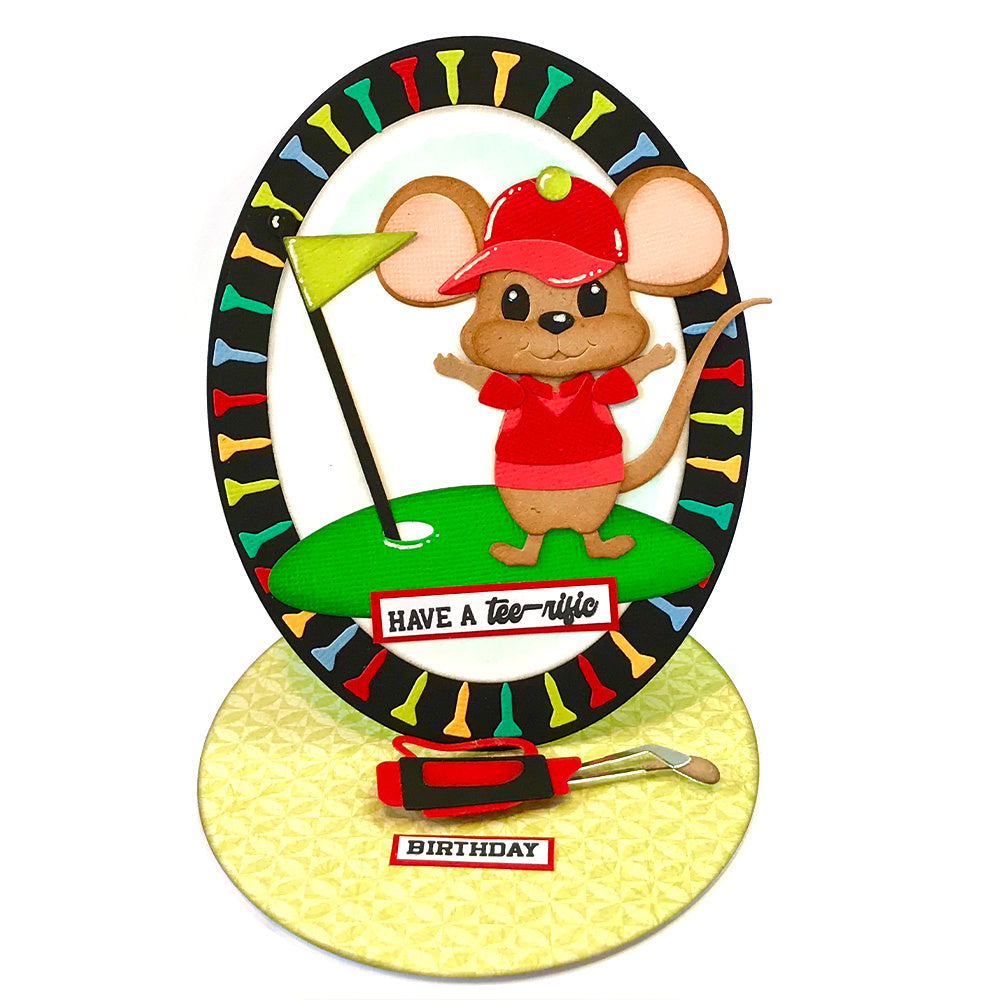 Elizabeth Craft Designs Golf Accessories - 2260 Die Cuts (2204 little mouse die sold separately)