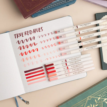 Archer & Olive - True Red Hues Sets of 5 - Acrylograph