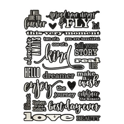 SIMPLE VINTAGE ESSENTIALS - LETTERS & LABELS STICKER BOOK