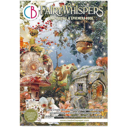 Ciao Bella Fairy Whispers Junk Journal Ephemera Book CBB019