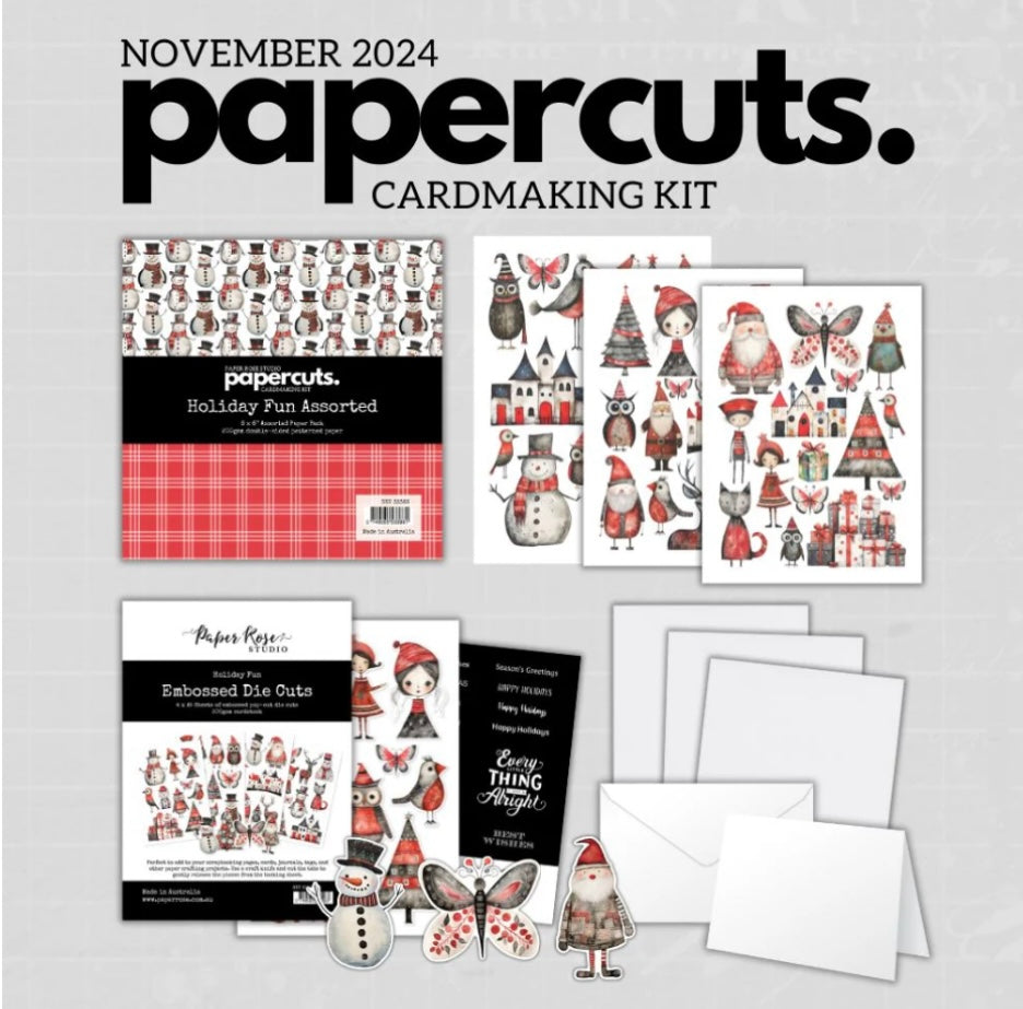 Paper Rose November 2024 paper it’s card making kit