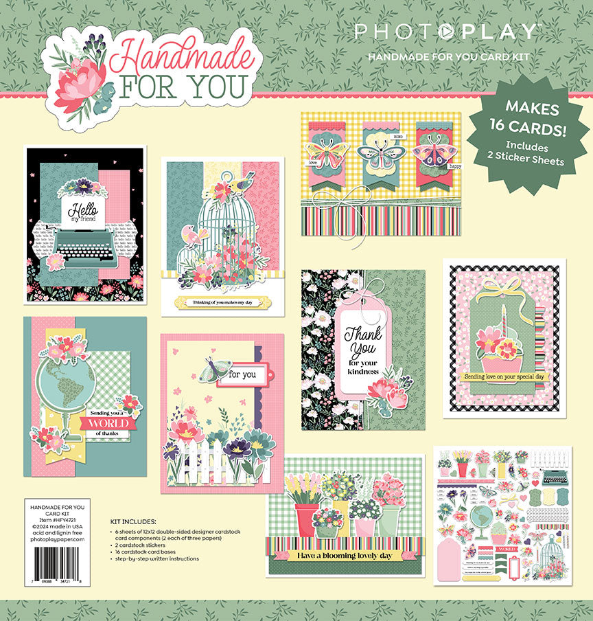Photoplay Handmade for You Card Kit
