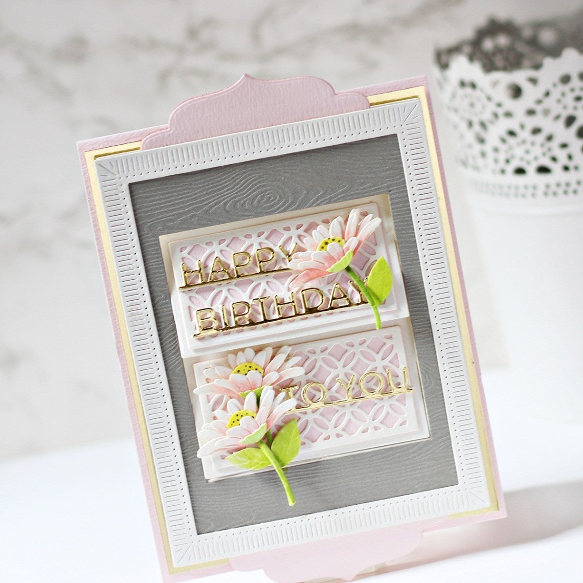 Spellbinders Butterfly Bliss Garden Shutters Die Cuts S6183