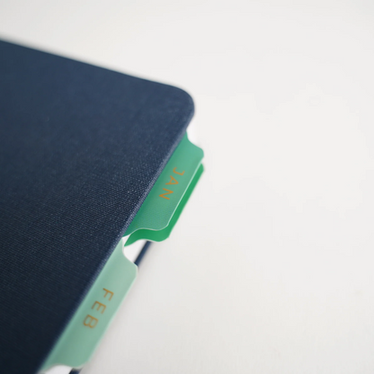 Archer and Olive Vinyl Planner Tabs, Blues and Greens PT003