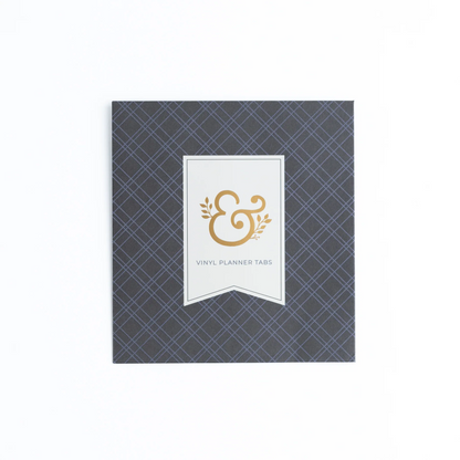 Archer and Olive Vinyl Planner Tabs, Blues and Greens PT003