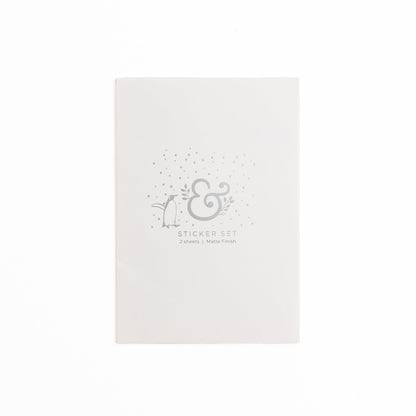 Archer & Olive Polar Penguin Sticker Set