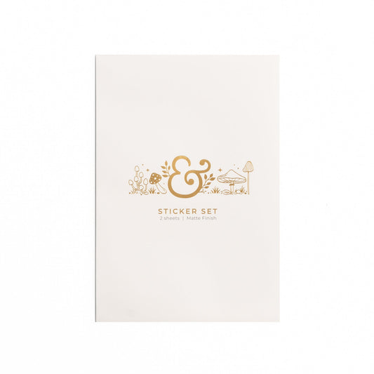 Archer & Olive Mushroom Monarch Sticker Set ￼ ST362