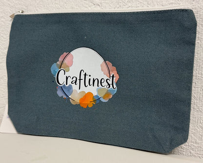Craftinest Pencil or Craft Tool Zip Pouch Bag 6" x 8"