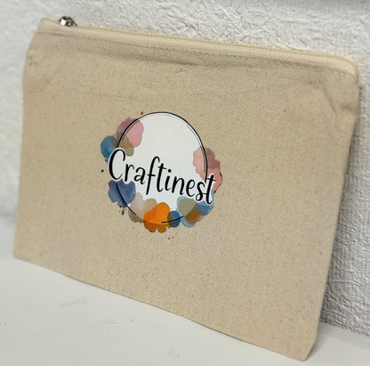 Craftinest Pencil or Craft Tool Zip Pouch Bag 6" x 8"