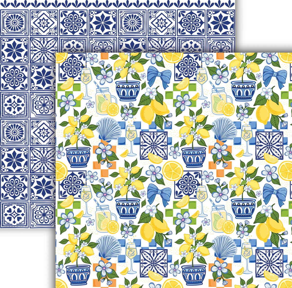 Dare 2B Artsy 12x12 Single Sheet - Lemon Twist