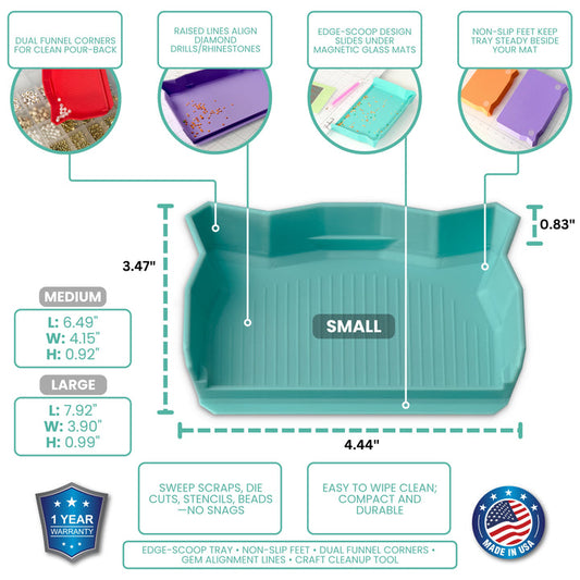 CraftCatcher Set of 3 - Seaside Teal