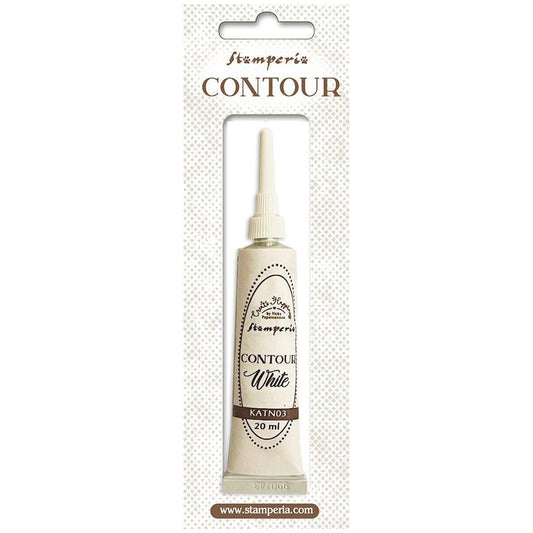 Stamperia Contour Liner White - KATN03