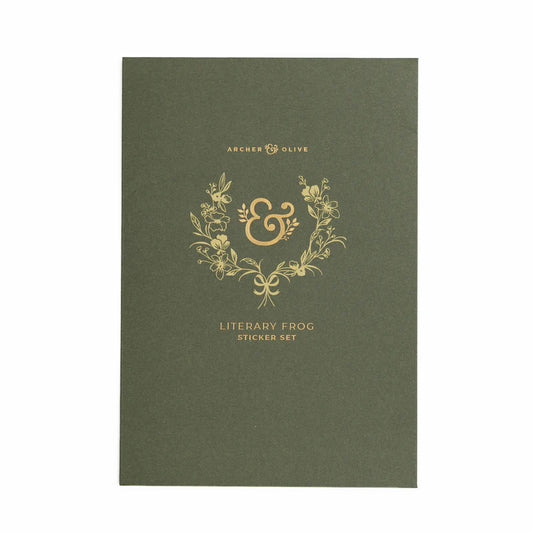 Archer & Olive - Stickers: Literary Frog
