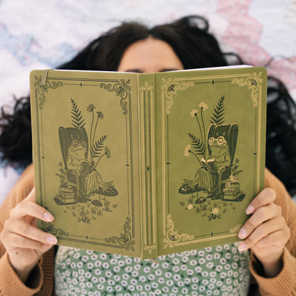 Archer & Olive - Literary Frog | Notebook - A5 Dot Grid