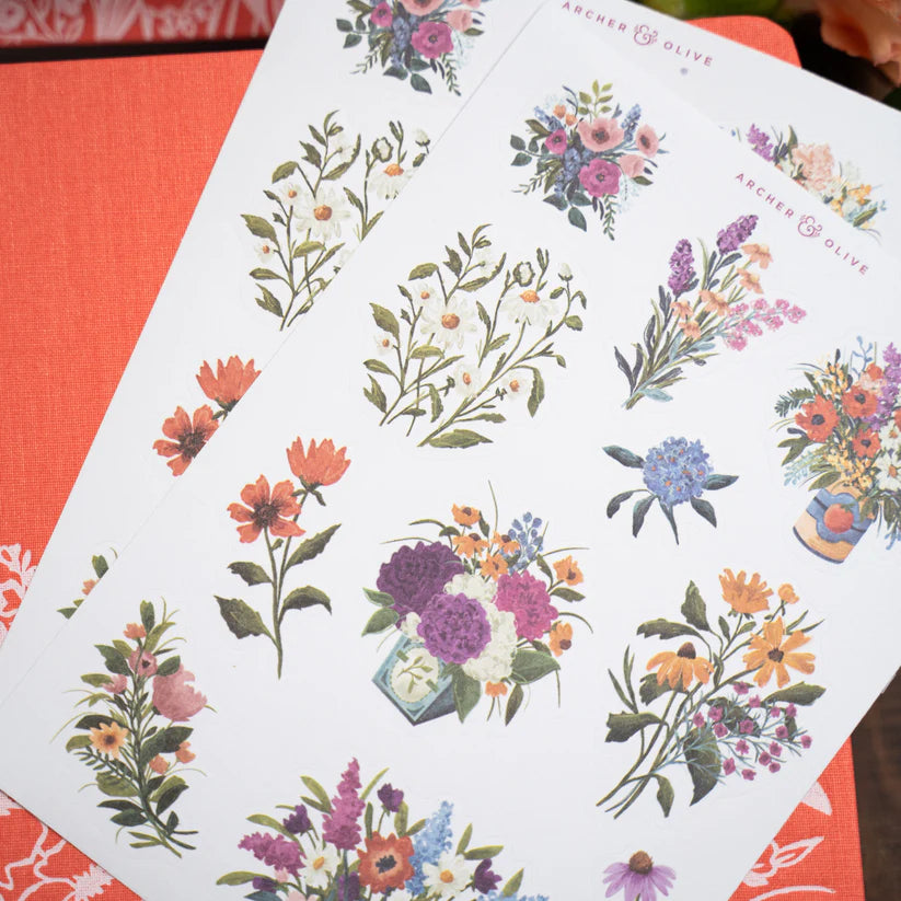 Archer & Olive - Stickers: Wildflowers