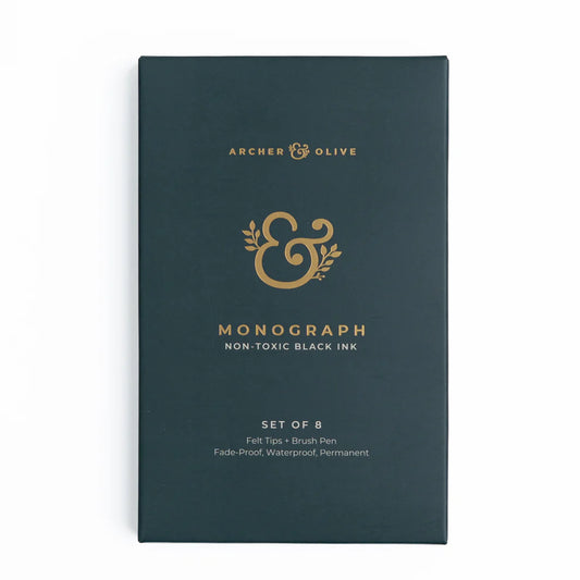 Archer & Olive - Monograph Pen Set of 8